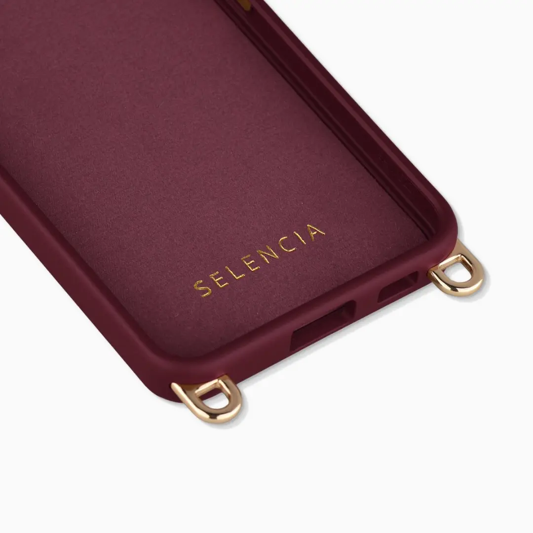 Selencia Hoesje Samsung Galaxy S26 Rivièra - Bold Burgundy - MagSafe - afbeelding 6 van 6