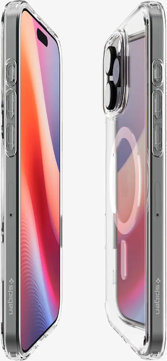 Spigen Ultra Hybrid T MagFit Hoesje iPhone 16 Pro - MagSafe - Wit
