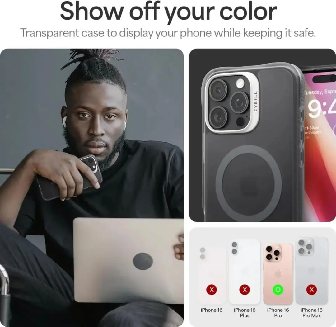 Spigen Hoesje ACS08252 iPhone 16 Pro - Grijs