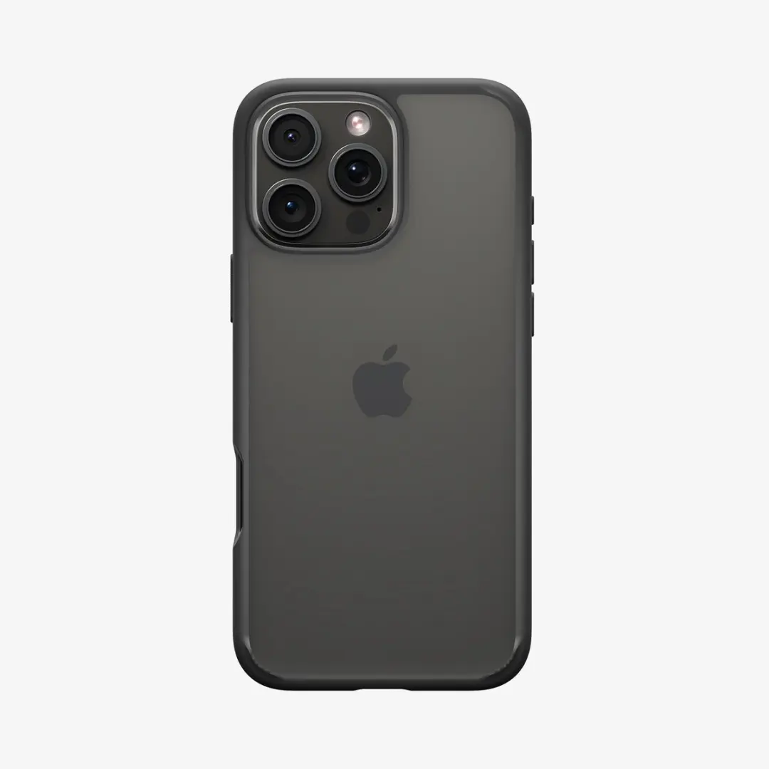 Spigen Crystal Hybrid 8809971229678 Hoesje - iPhone 16 Pro Max - Zwart