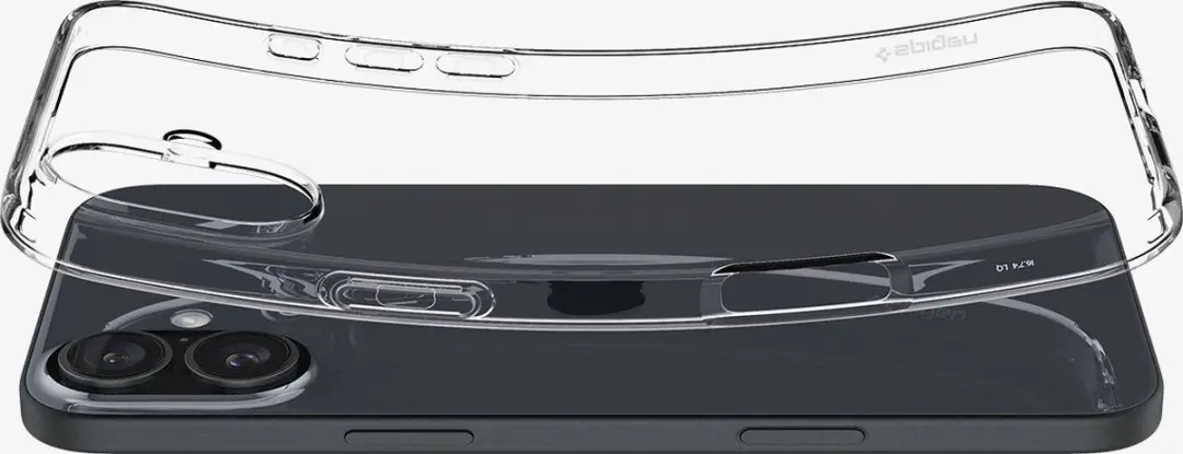 Spigen Crystal Flex Hoesje iPhone 16 - Transparant