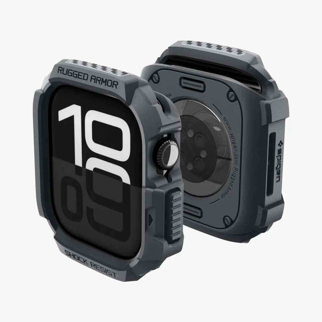 Spigen Rugged Armor 2 Hoesje - Apple Watch 10/11 46mm - Matte Grijs