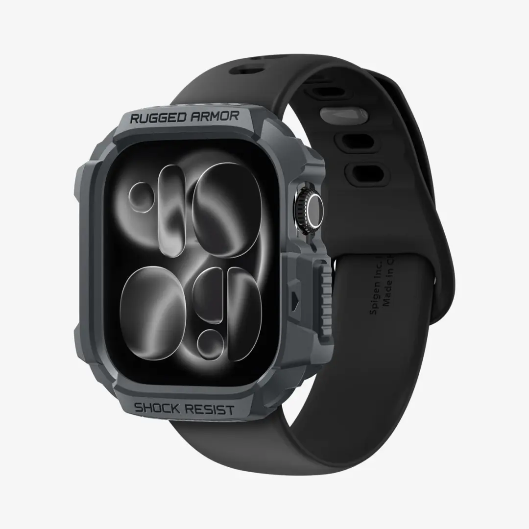 Spigen Rugged Armor 2 Hoesje - Apple Watch 10/11 46mm - Matte Grijs