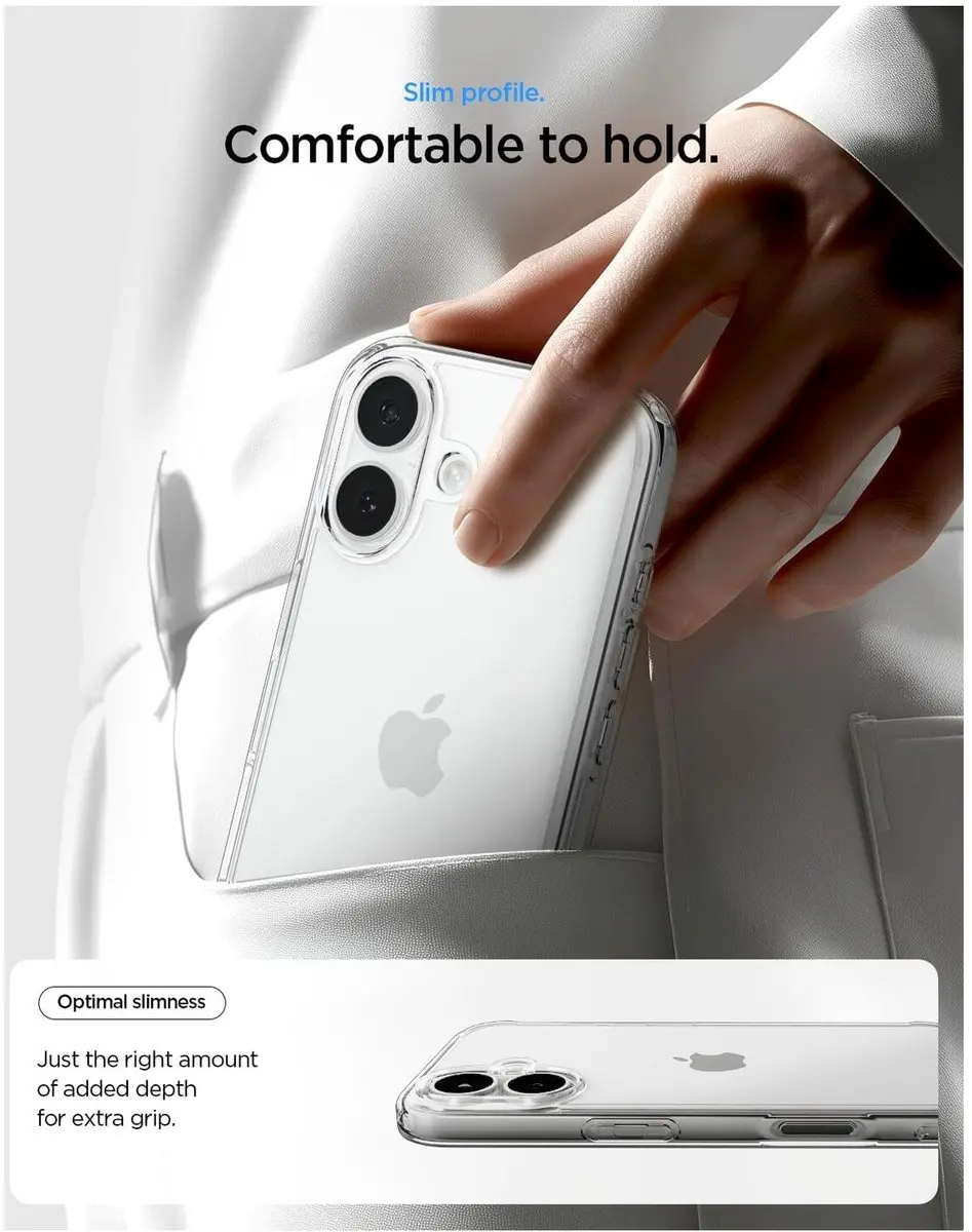 Spigen Ultra Hybrid ACS10080 Hoesje - iPhone 17 - Transparant - afbeelding 6 van 6