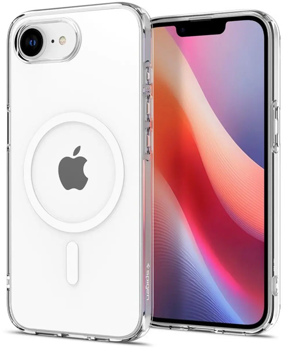 Spigen Crystal Flex MagFit Hoesje iPhone 16/17 - Transparant Wit