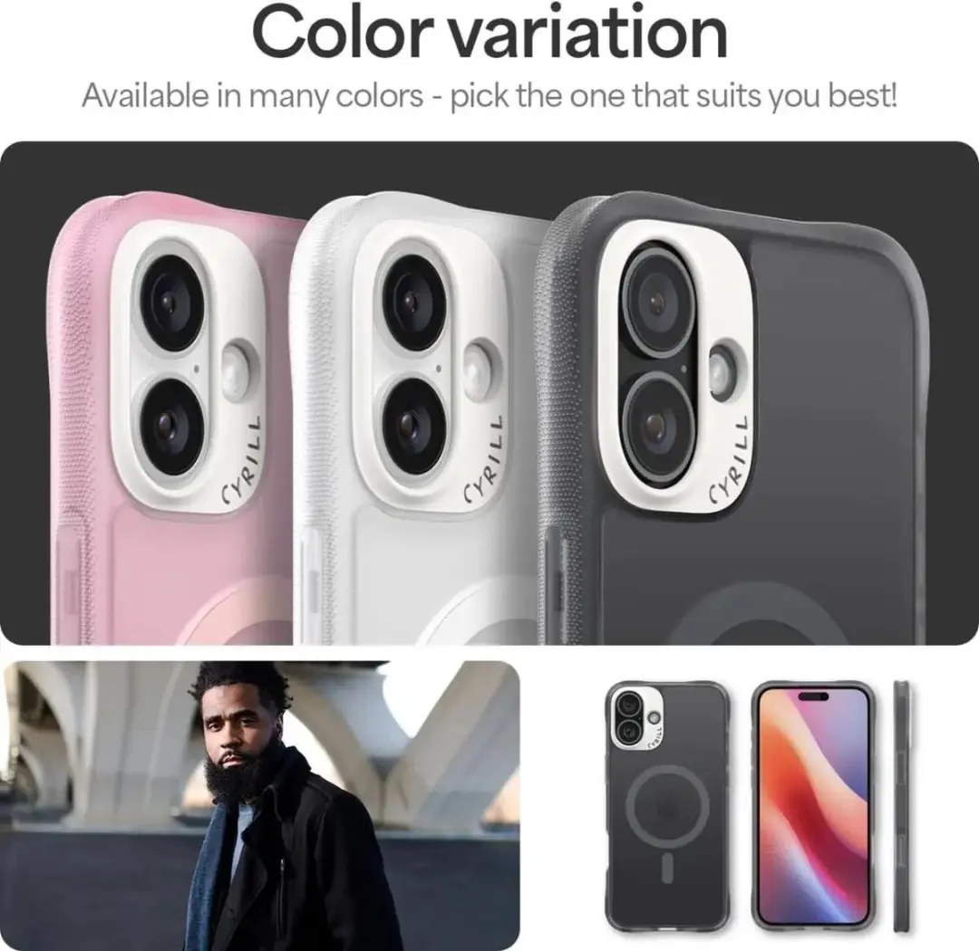 Spigen Hoesje ACS08258 iPhone 16 - Grijs
