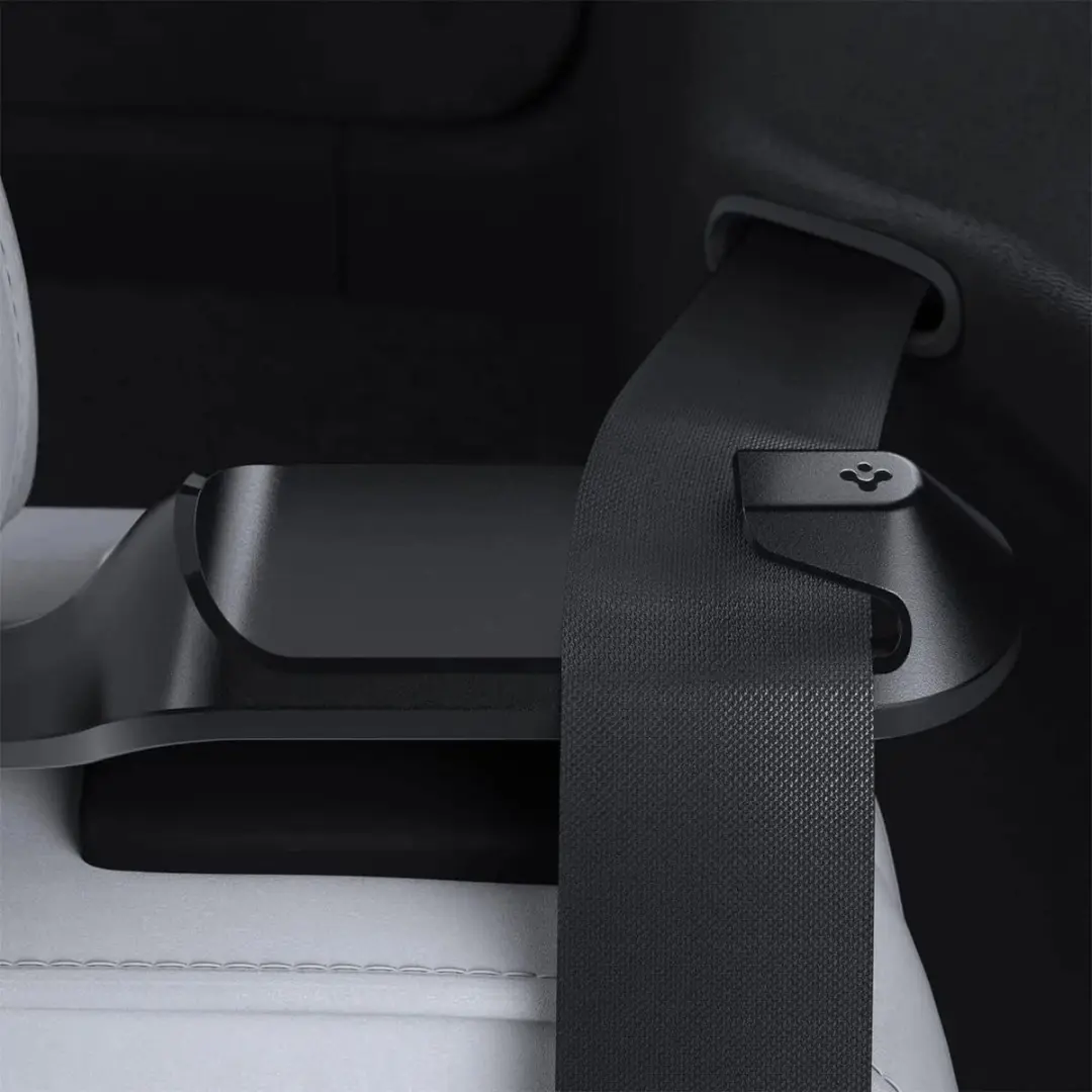 Spigen Auto Gordelhoudershouder Tesla Model Y - Zwart - afbeelding 6 van 6