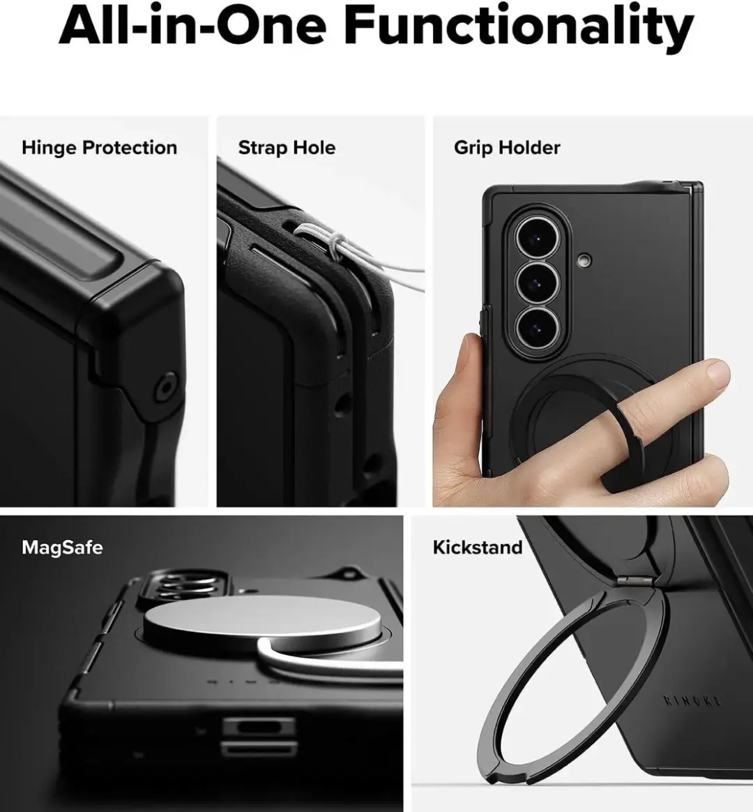 Ringke Hoesje Samsung Galaxy Z Fold 7 - MagSafe/Zwart