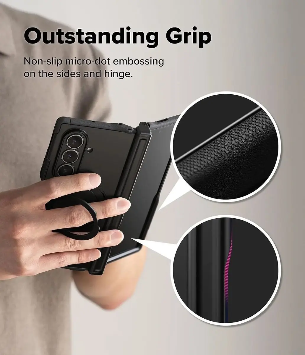 Ringke Hoesje Samsung Galaxy Z Fold 7 - MagSafe/Zwart