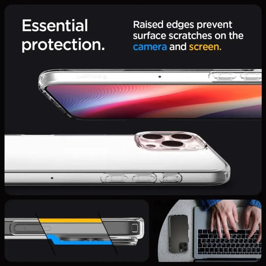 Spigen Crystal Flex Hoesje iPhone 16 Pro Max - Transparant