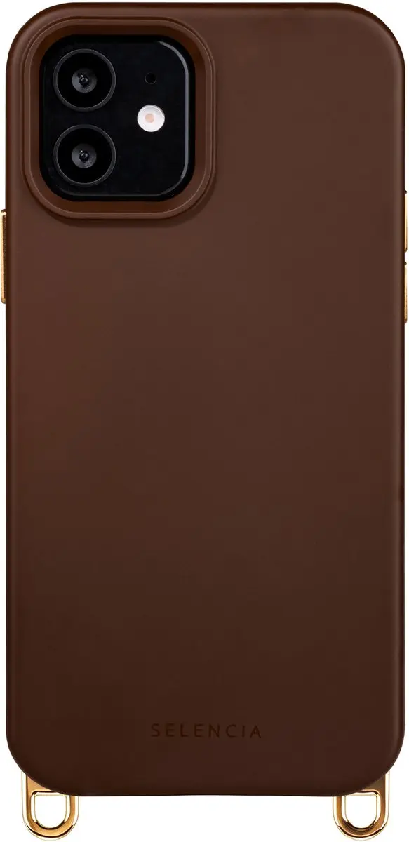 Selencia Hoesje iPhone 12 Pro/12 Rivièra Choco Brown