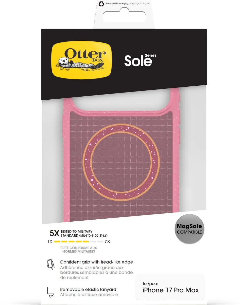OtterBox Sole Series 77-99411 Hoesje iPhone 17 Pro Max - MagSafe - Roze