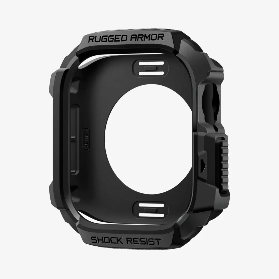 Spigen Rugged Armor 2 Hoesje - Apple Watch 11/10 42mm - Matte Zwart