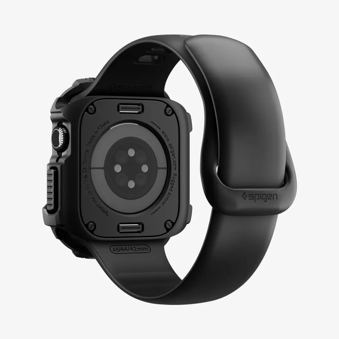 Spigen Rugged Armor 2 Hoesje - Apple Watch 11/10 42mm - Matte Zwart