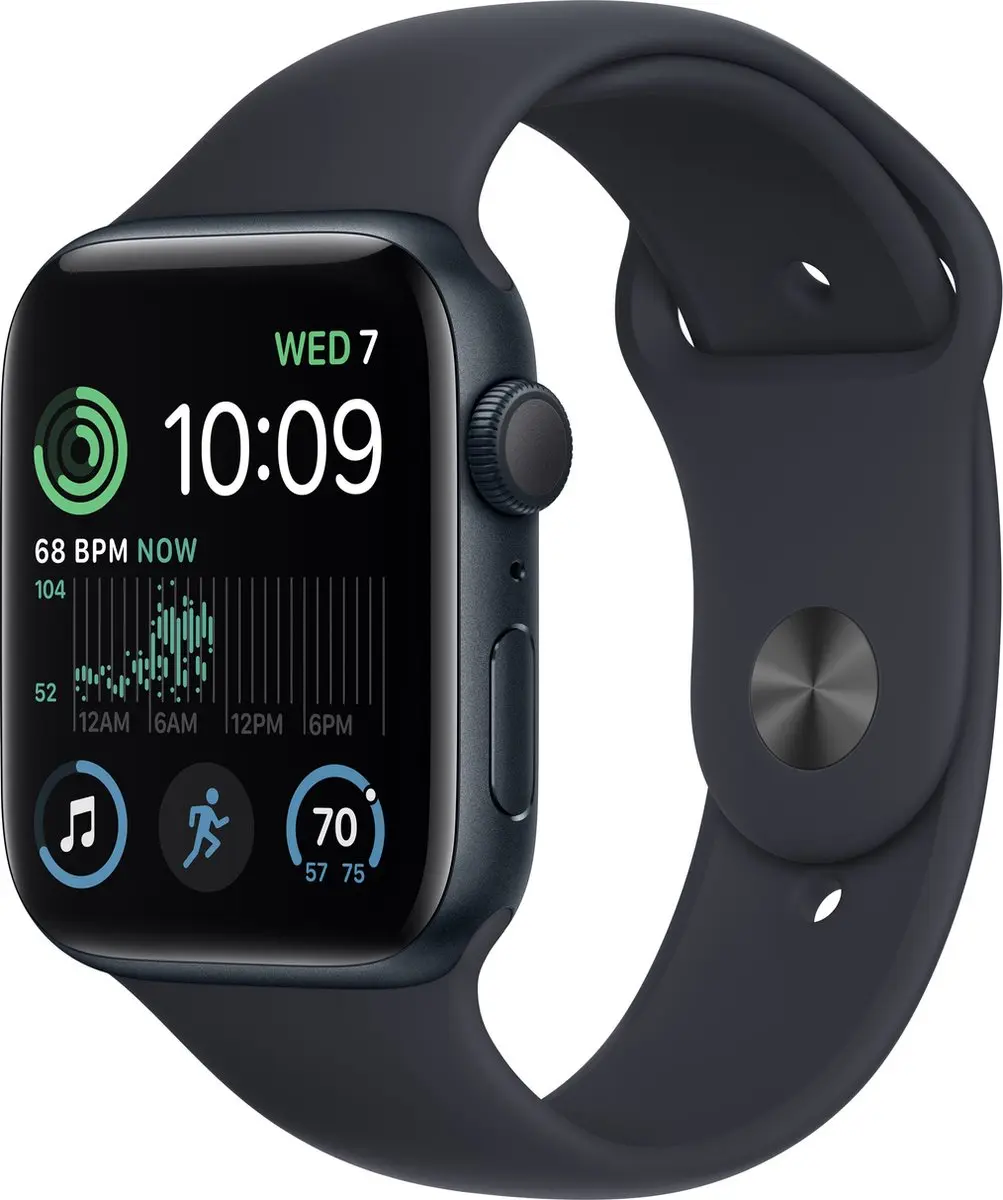 Apple Watch SE 2022 44mm - Middernacht Aluminium