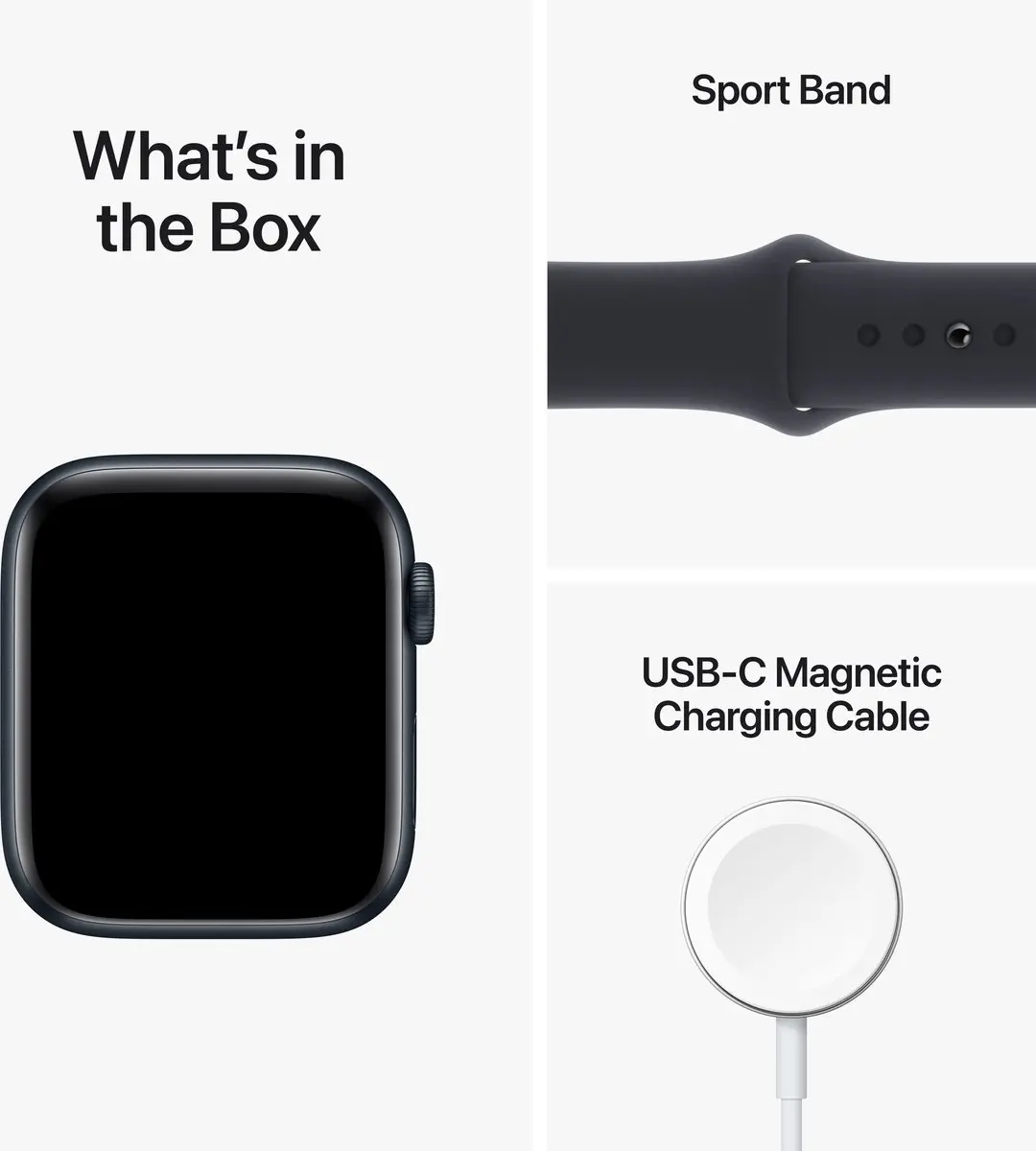 Apple Watch SE 2022 44mm - Middernacht Aluminium