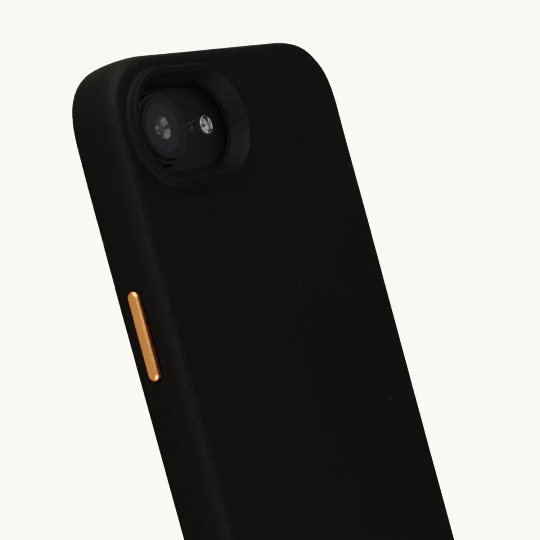 Selencia Hoesje iPhone 17e/16e Rivièra Velvet Black - MagSafe