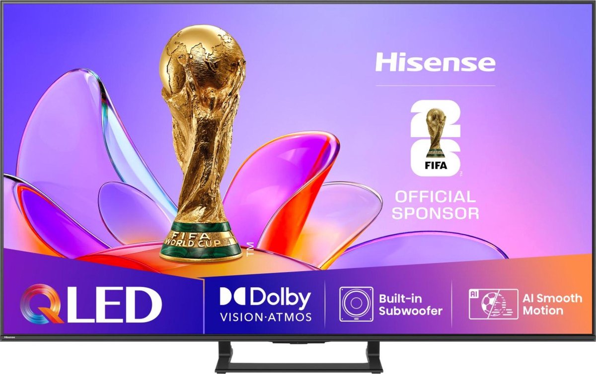 Hisense A7Q 65A79Q tv 165,1 cm (65") 4K Ultra HD Smart TV Wifi Zwart