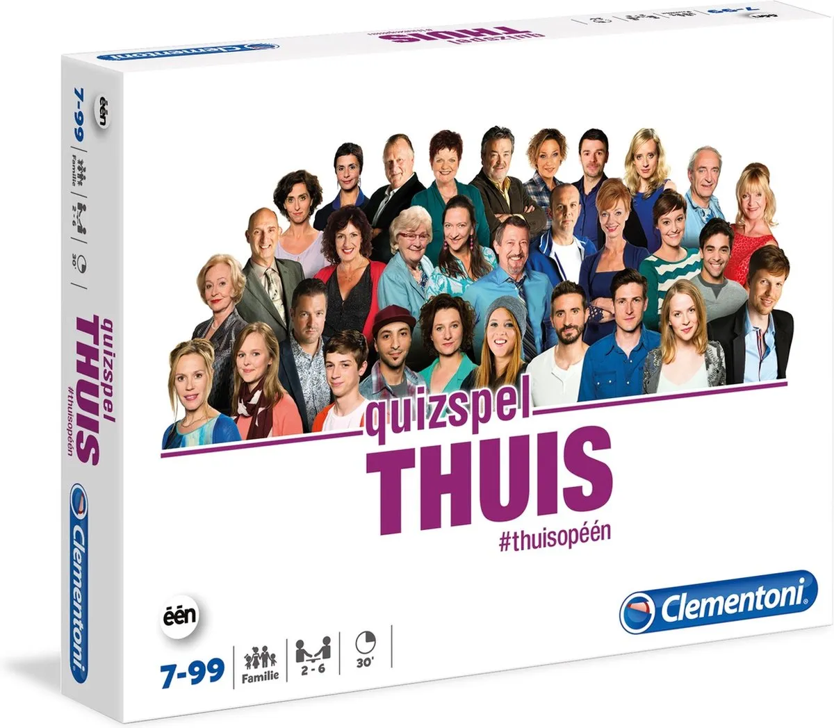 Clementoni Thuis TV Quiz Spel 66708 - Educatief Bordspel - Multicolor