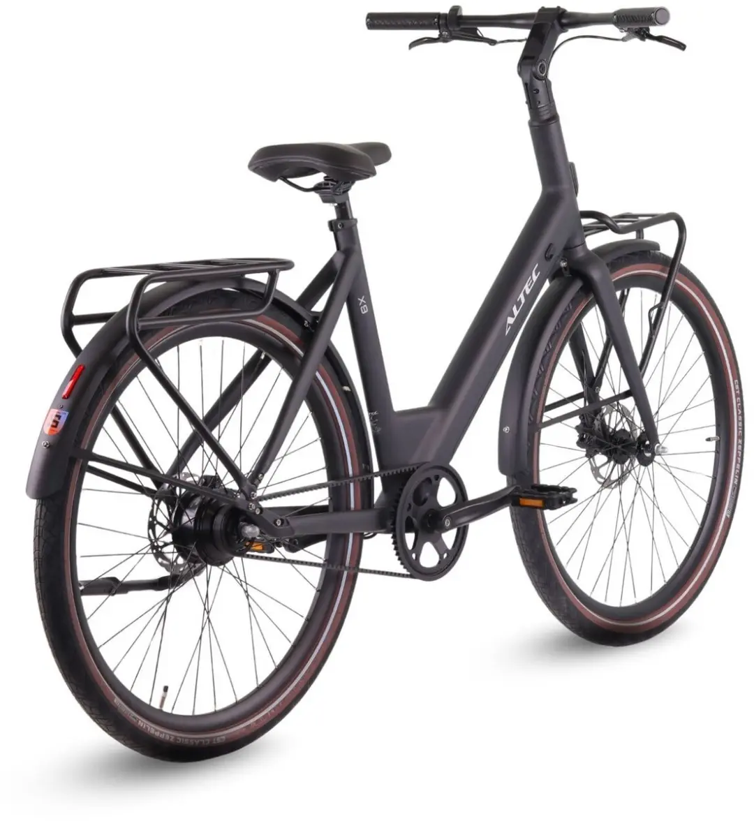 Altec X9 Elektrische Damesfiets 28 inch - 5 standen - Mat Zwart