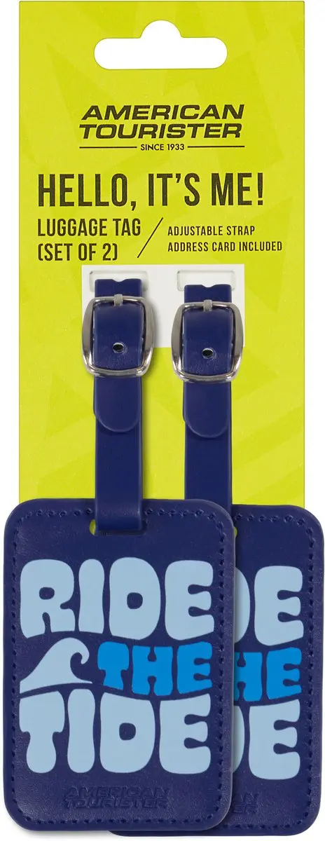 American Tourister Ride The Tide Bagagelabels - 2 Stuks