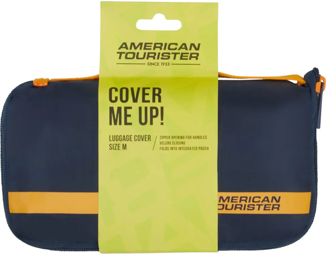 American Tourister Kofferhoes Medium 45x62x30cm - Navy Orange