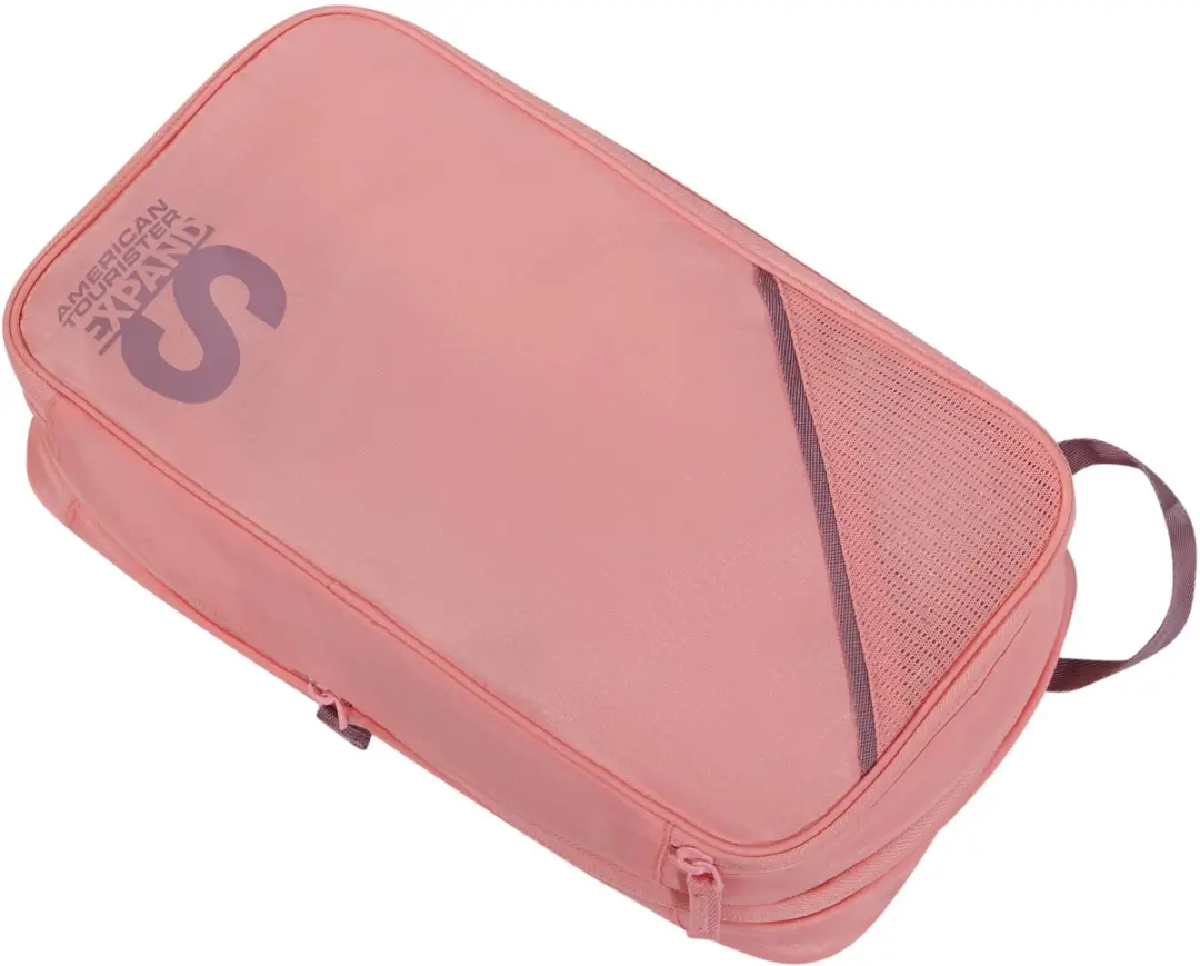 American Tourister Packing Cube Set S/M/L - 3 Stuks - 45x34x11cm - Pink Mauve - afbeelding 6 van 6