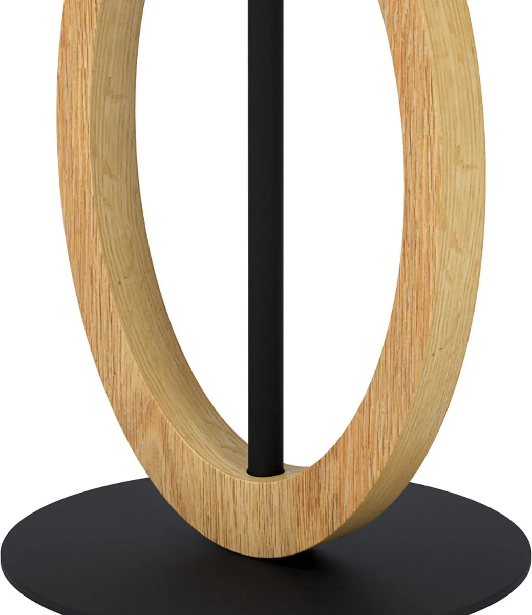 Eglo Basildon 1 Tafellamp E27 - 42,5 cm - Bruin/Zwart