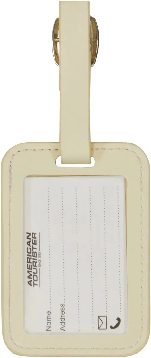 American Tourister Bagage Label Coconut Sand