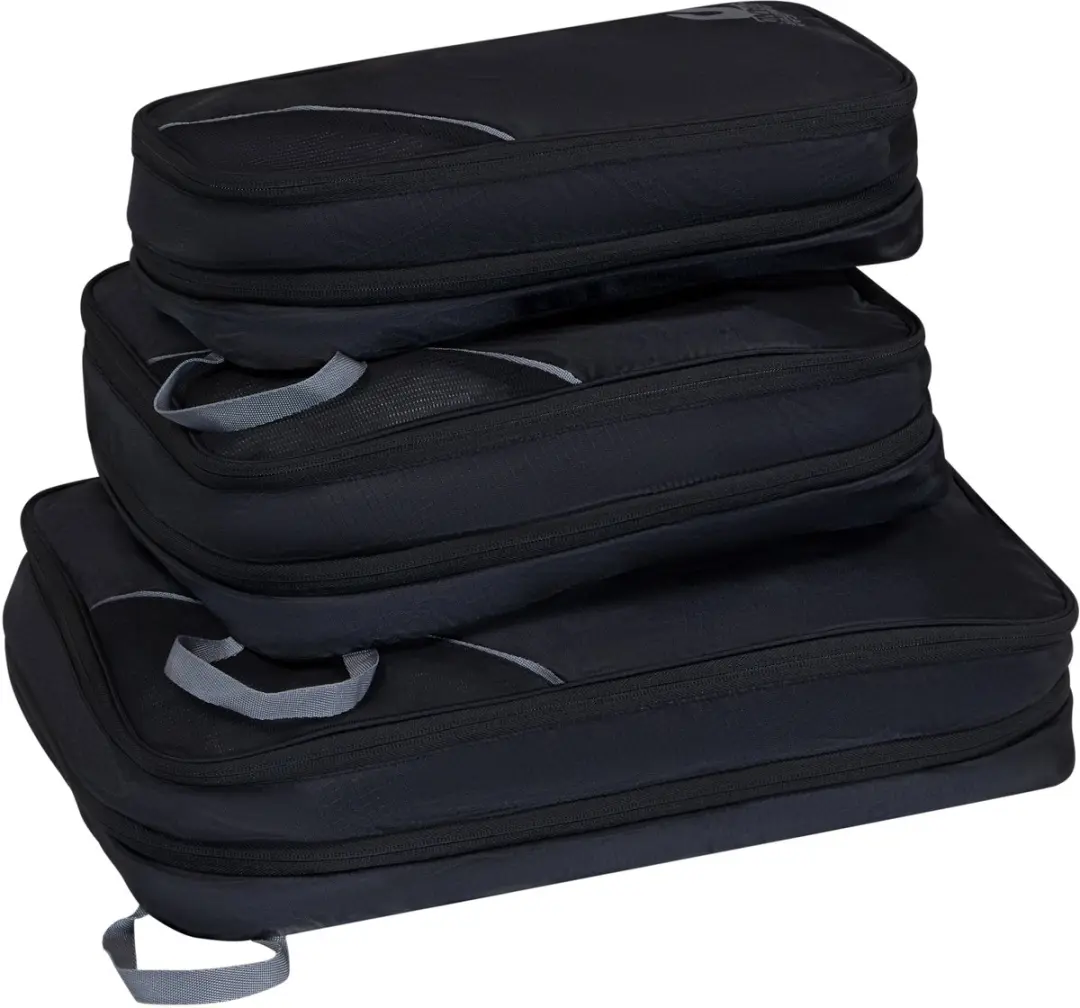 American Tourister Packing Cube Set S/M/L - 3 Stuks - Zwart/Grijs