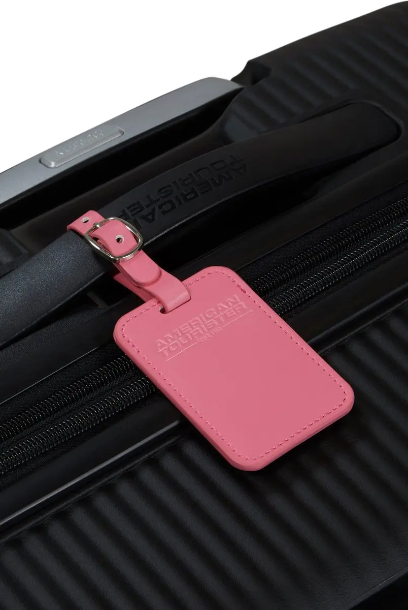 American Tourister Bagage Labels Pink Glitch - 2 Stuks