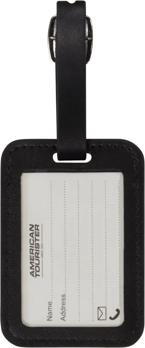 American Tourister Bagage Labels - 2 Stuks - Zwart