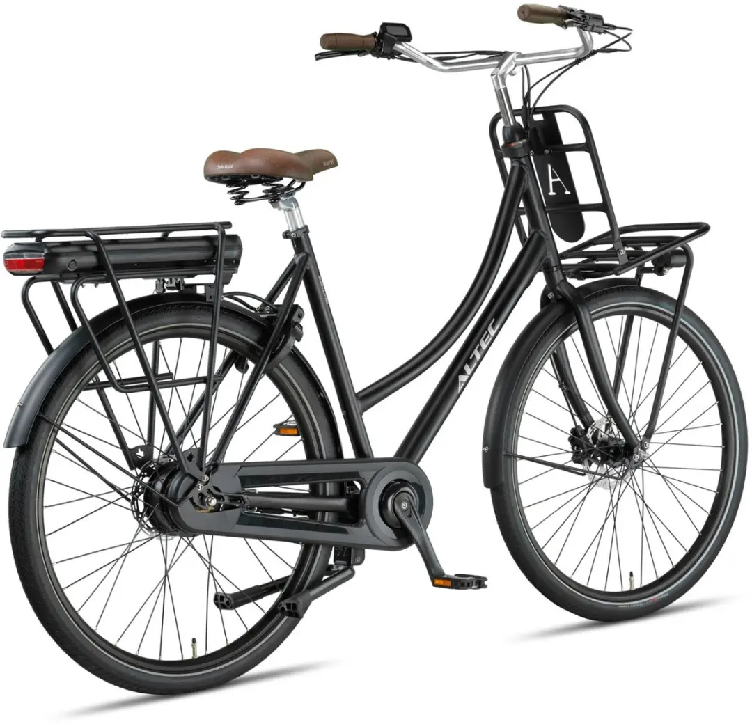 Altec Sakura Elektrische Damesfiets 28 inch - Mat Zwart