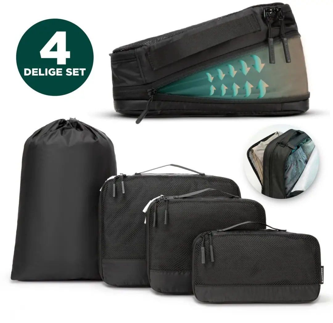 Remodius Compression Packing Cubes 4-delig