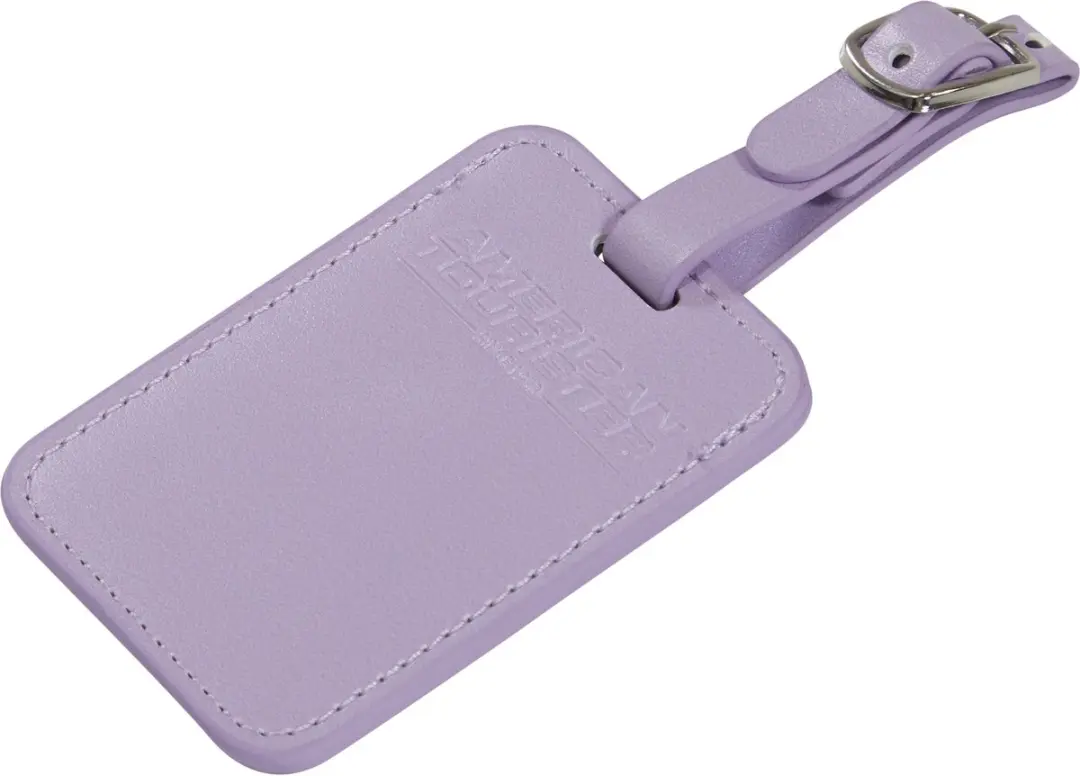 American Tourister Bagage Label Digital Lavender - 2 Stuks