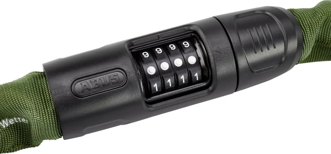 ABUS 8808C Kettingslot - 85cm - Groen - Security Level 9