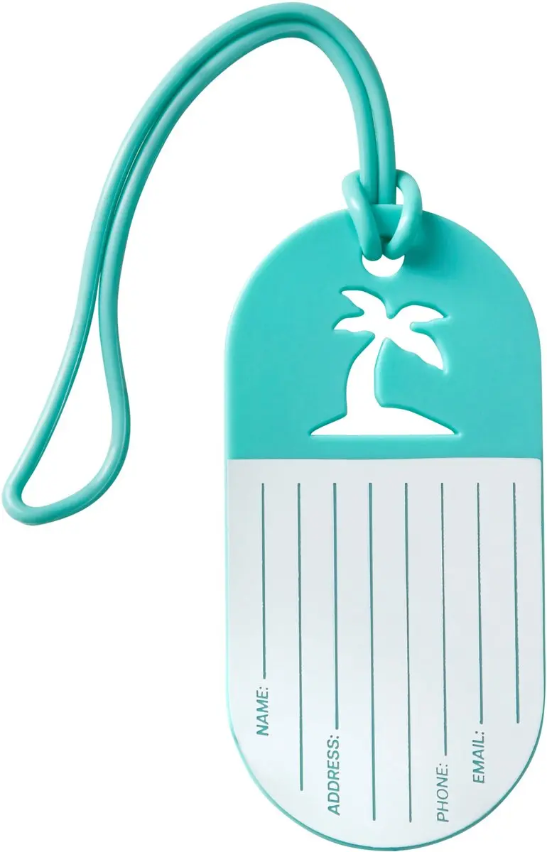 American Tourister Bagage Label Sun Surf Repeat - 2 Stuks - Turquoise - afbeelding 6 van 6