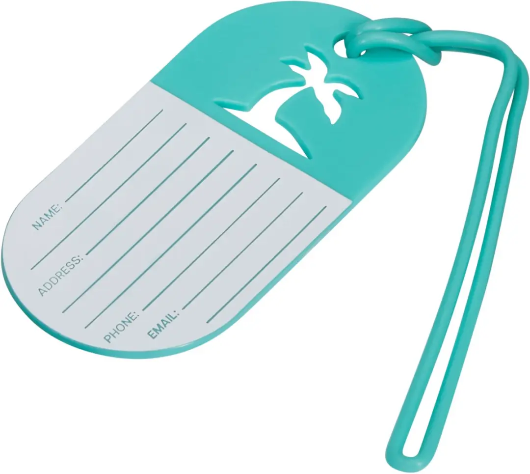 American Tourister Bagage Label Sun Surf Repeat - 2 Stuks - Turquoise
