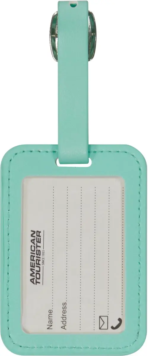 American Tourister Bagage Label Jelly Mint - 2 Stuks