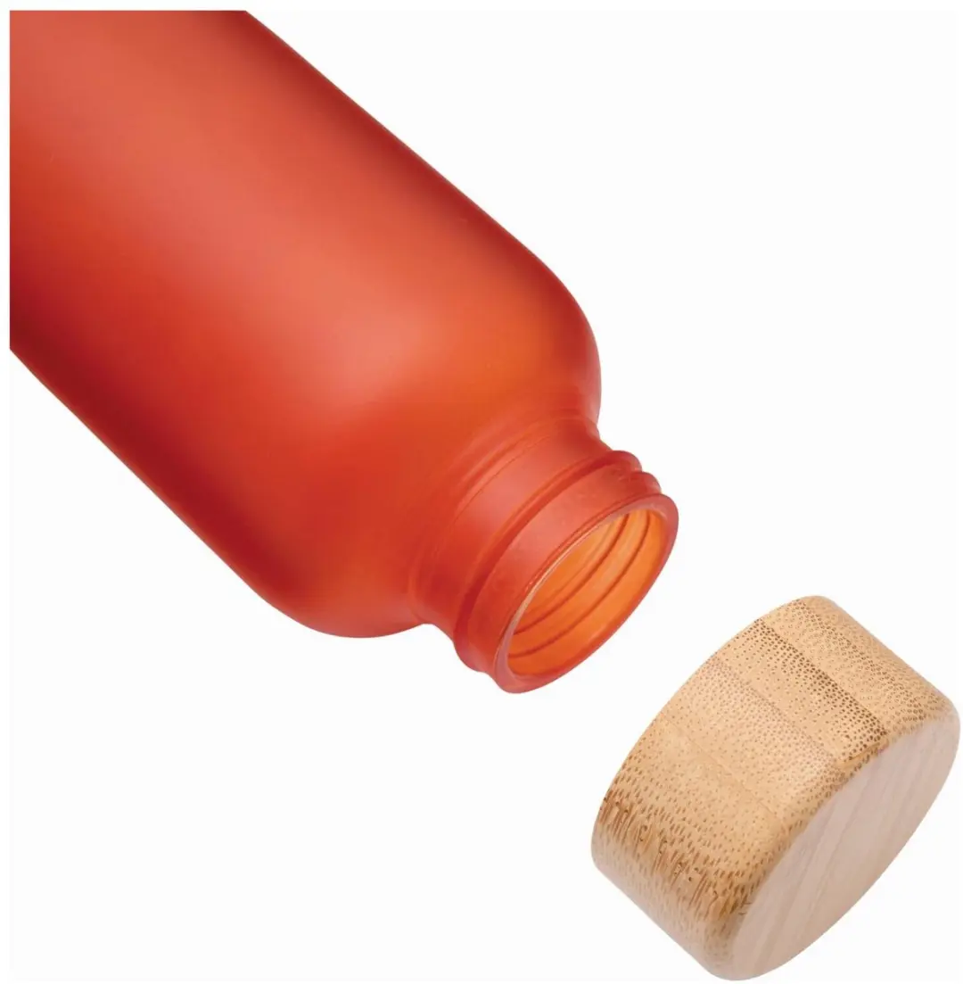 Bellatio Design Frosty Drinkfles 500ml - Glas - Oranje