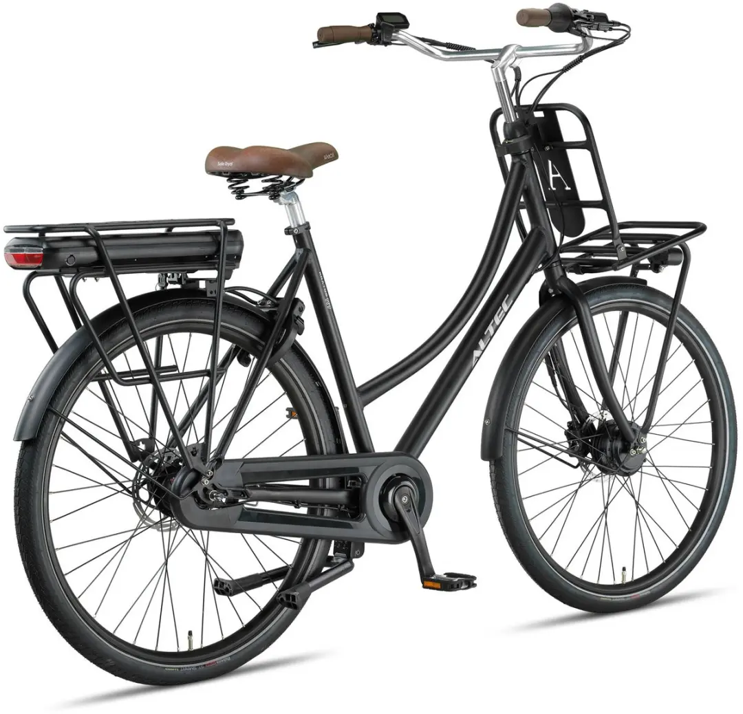 Altec Kratos Dames Elektrische Fiets 28" - 7 Versnellingen - Mat Zwart