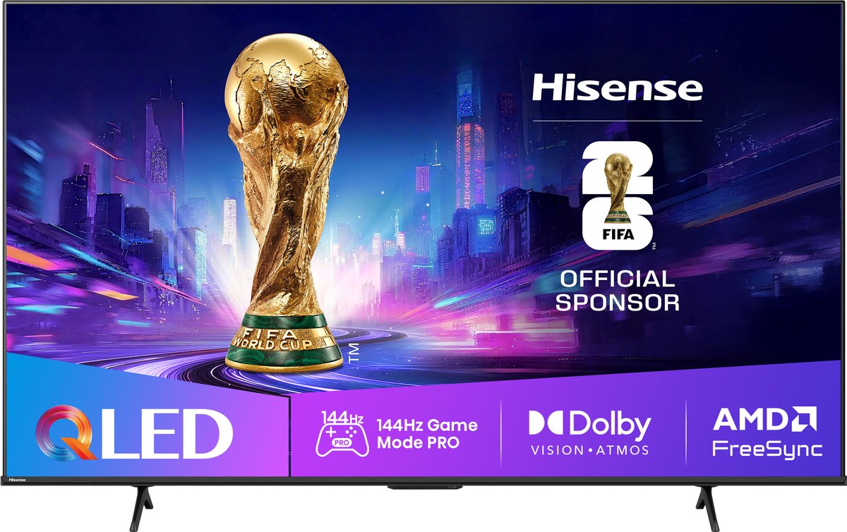 Hisense 75E7Q PRO - 75 inch - 4K QLED - 144hz - 2025
