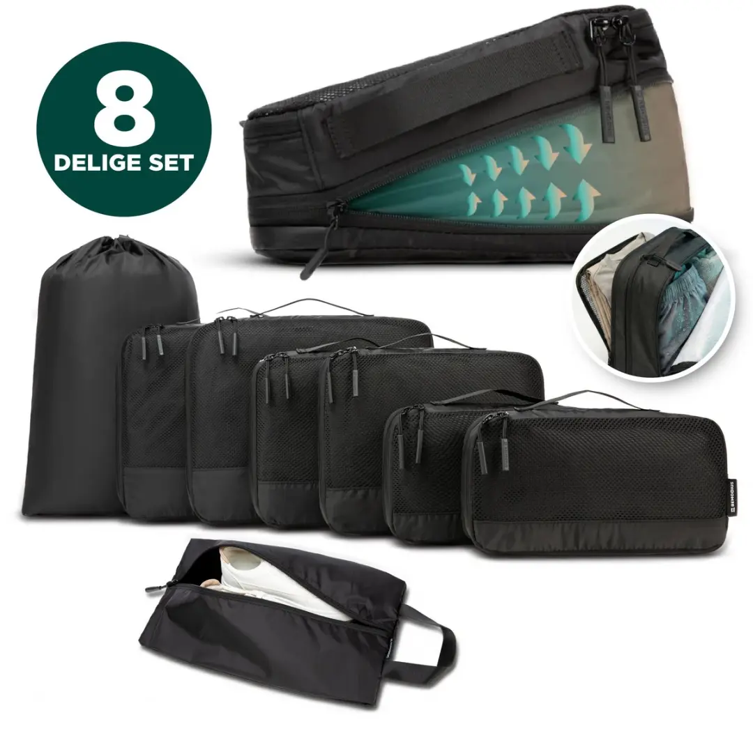 Remodius Compression Packing Cubes 8-delig