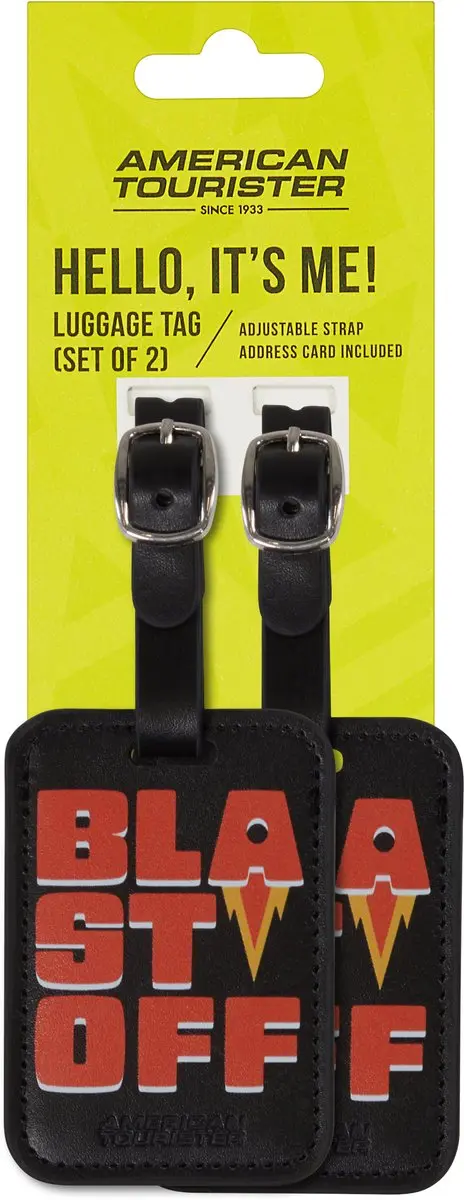 American Tourister Bagage Label Blast off - 2 Stuks