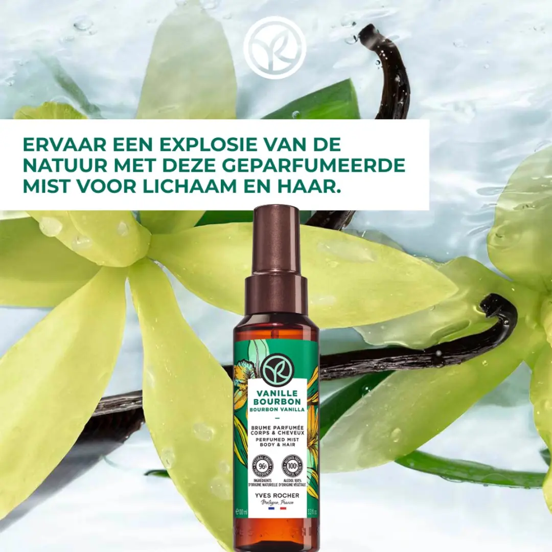 Yves Rocher Brume Parfumée Vanille Bourbon 100ml