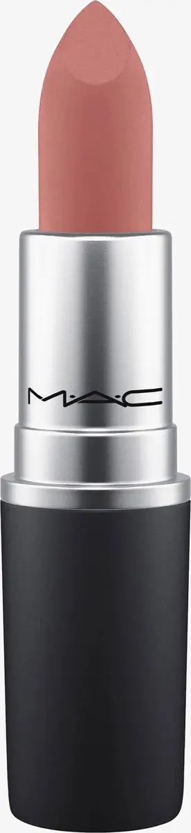MAC Powder Kiss Lipstick Teddy 2.0 - Zwart