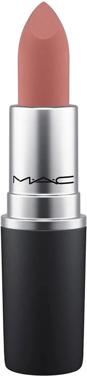 MAC Powder Kiss Lipstick Teddy 2.0 - Zwart