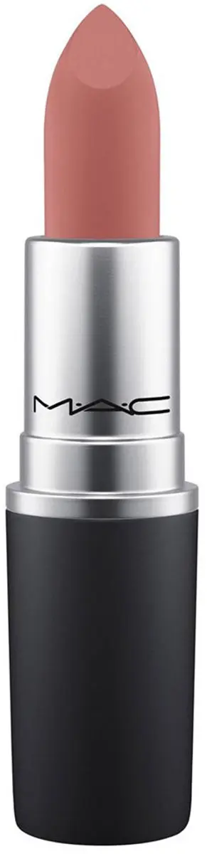 MAC Powder Kiss Lipstick Teddy 2.0 - Zwart