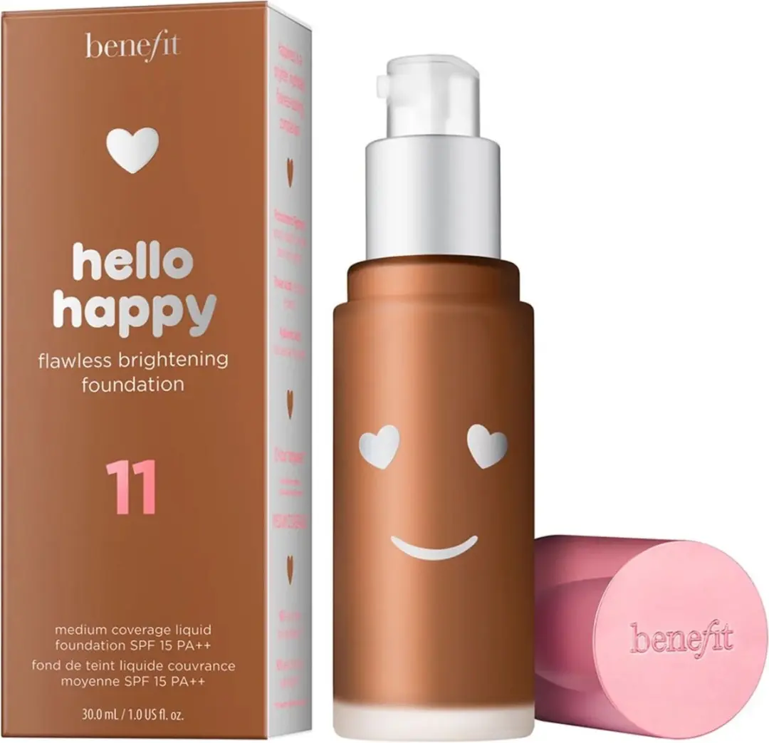 Benefit Hello Happy Fond de Teint Illuminant 11 Dark Neutral SPF 15 30ml