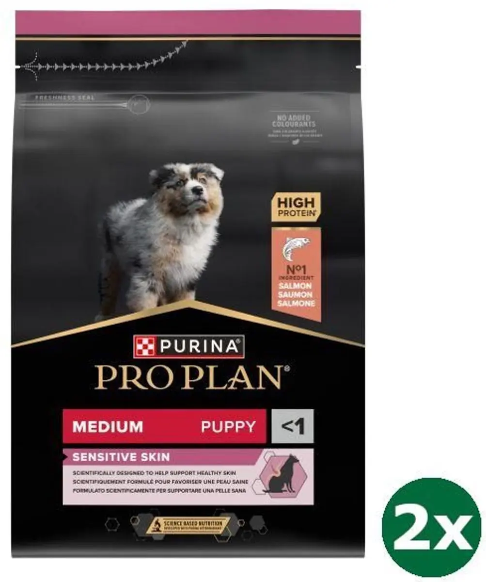 Pro Plan Puppy Medium Sensitive Skin Hondenvoer